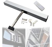 Actuador eléctrico de 24 V para abrir ventanas 600 N, accionamiento por cadena de bajo ruido, 3001000 mm, control remoto e interruptor, perfecto para tragaluces, rejillas de ventilación de techo, uso