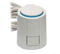 Actuador eléctrico de calefacción por suelo radiante 230 V para válvula de control termostático, zona de colector, sistema de calefacción por suelo radiante, ningún tipo blanco