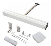 Actuador eléctrico de ventana de 24 V, sistema de doble cadena con control remoto e interruptor, funcionamiento silencioso, ideal para tragaluces (1000 mm), mejora la automatización de tu hogar