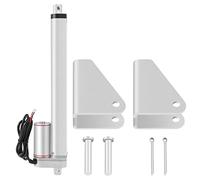 Actuador eléctrico L JS TGZ U1, actuador L de 12 V con fuerza de empuje/tracción de 1000 N, ke de 150 500 mm para dispositivos automotrices, carcasa totalmente metálica (Stroke 50mm)