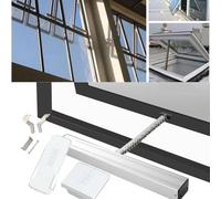 Actuador eléctrico para abrir ventanas (24 V), abridores automáticos de ventana de cadena, carrera de 300 mm a 800 mm, para ventanas abatibles, tragaluces, ventilación de techo, motor de 700 mm-24 V,