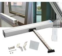 Actuador eléctrico para abrir ventanas con control remoto e interruptor, accionamiento silencioso de doble cadena para automatización inteligente antirrobo del hogar