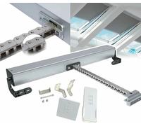 Actuador eléctrico para abrir ventanas de 24 V, doble cadena, carrera: 300-1000 mm, bajo nivel de ruido con control remoto e interruptor
