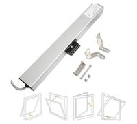 Actuador Eléctrico para Ventanas Abridor Corredizas Electrico 24V | Motor Empuje Ventana Con Cadena Inteligente Alas Basculantes, Plegables, Oscilantes Carrera 300-1000mm(600mm Rain sensor)