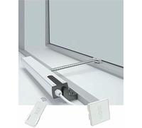 Actuador Eléctrico para Ventanas Abridor Ventanas con Cadena De 24 V con Mando Distancia,01,600mm