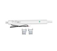 Actuador eléctrico tipo pluma, actuador de movimiento lineal de motor CC con soporte, mini actuador telescópico de carrera de 100 mm, grado industrial de aleación de aluminio para (CC 24 V)