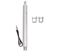 Actuador eléctrico tubular, actuador de movimiento lineal de alta velocidad con soporte, carrera de 200 mm, carcasa de aleación de aluminio, resistente al agua IP67 para techos de (24V)