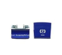 Actuador Freno Mano Coche Para Serie 5 7 Para X3 Para X4 Para X5 Para X6 M5 Para F01 F02 Interruptor Freno Estacionamiento Electrónico Cubierta Botón P(B Blue 1PC)