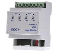 Actuador interruptor cuádruple 16A A4F16-E - Actuador de conmutación KNX de 4 canales A4F16H-E | Lingg & Janke | A4F16H-E | 79232 | Accionador del interruptor