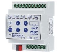Actuador interruptor KNX 8 veces - Actuador de conmutación 8 veces para domótica KNX AKK-0816.03 | MDT | AKK-0816.03 | Accionador del interruptor