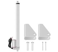 Actuador JS TGZ U1 L, actuador eléctrico L 12 V, fuerza de empuje 1000 N con carcasa totalmente metálica, 4 para equipos Automo e (Stroke 400mm)