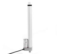 Actuador lineal 12V Force 750N Stroke 150 700 mm, actuador lineal eléctrico con carcasa metálica, diseño a prueba de agua y polvo para automoción, dispositivos médicos e ingeniería (300 mm)