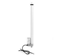 Actuador lineal 12V Force 750N Stroke 150 700 mm, actuador lineal eléctrico con carcasa metálica, diseño a prueba de agua y polvo para automoción, dispositivos médicos e ingeniería (400 mm)