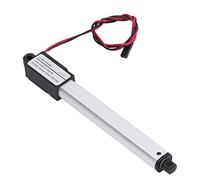 Actuador Lineal, Actuador de Movimiento Lineal Impermeable Eléctrico de 12 V con Interruptores de Límite Soportes de Montaje, Actuador Microlineal de Fuerza Máxima 64N para Abrepuertas(100 mm)