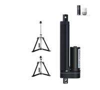 Actuador lineal Actuador lineal 1 2V + WIFI Controlador + Fuente de alimentación Motor de metal Motor lineal eléctrico 50mm 100mm 150mm 200mm Stroke Smart Home WIFI(100N 90mm per second,6inch stroke)