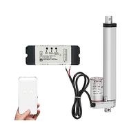 Actuador Lineal, Actuador lineal de 12V con controlador Motor engranaje Metal eléctrico 50mm 100mm 150mm 200mm 250mm carrera 30W(1000N 5mm per second,50mm stroke)