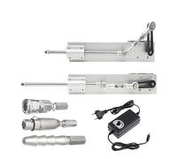 Actuador Lineal, Actuador lineal telescópico + 3XLR Conector + conector VAC-U-Lock + final DC 12V / 24V Motor recíproco(12V 80mm 45rpm)
