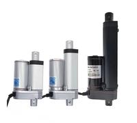 Actuador lineal con motor eléctrico de CC 12 V, carrera 100 mm, 50 y 30, 24, for abridor ventanas (100 N, 300, 500, 700, 1000, 1200 1500 N)(Black 50mm,24V 1200N 6mm s)