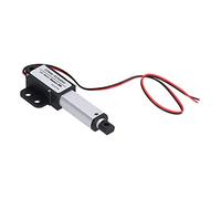 Actuador lineal DC 12V 30mm Carrera Bajo nivel de ruido Protección contra cortocircuitos Mini actuador de movimiento lineal eléctrico Tornillo T Médico Industrial (Carrera 30mm-30mm/s-20N)