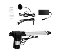 Actuador lineal, DC 24 V Motor lineal eléctrico 6000N, 230 mm de longitud de carrera, actuador lineal eléctrico, mini-actuador lineal eléctrico, protección contra cortocircuitos, interruptor de límite