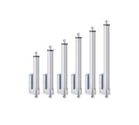 Actuador lineal de 12 V/24 V, 2500 N, bajo nivel de ruido, recorrido de 100 mm, 300 mm y 500 mm, motorización de puerta con seguidor solar, 52 mm/s(800N 25mm s,Stroke 500mm,12V)