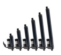 Actuador lineal de 12 V y 24 V, 200 mm, 250 mm y 300 mm de recorrido, controlador de motor eléctrico lineal, 100/200/300/500/700/2000 N(24V 1500N 4mm s,Stroke 200mm)