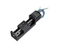 actuador lineal, Eje XYZ Motorizado Corredera De Mesa Tipo T Carril Guía Lineal Etapa CNC Mini Deslizante Kit Accionamiento Motor Eléctrica(200mm and Drive Kit,4mm Pitch)