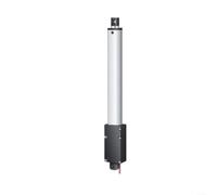 Actuador lineal eléctrico, 12 V, barra telescópica con interruptor de límite, aluminio, 3 W (100 mm-8 mm s-12 V-70N)