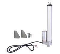 Actuador lineal eléctrico 12V DC Motor | 300n empuje y velocidad de 30 mm/s | IP45 Todos los actuadores de aluminio para automatización del hogar/maquinaria industrial / (Stroke 250mm)