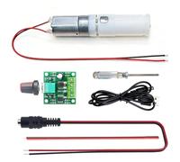Actuador lineal eléctrico alternante, motor de CC, caja de cambios telescópica, motor de impacto periódico, kit de bricolaje de 30 mm de carrera