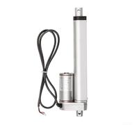 Actuador lineal eléctrico de 12 V, 200 mm, carrera de 1000 N, motor de accionamiento silencioso para elevalunas, sistemas solares, persianas, automatización, IP65, resistente al agua, aluminio