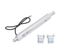 Actuador lineal eléctrico de 50 mm de carrera y 200 N de fuerza, actuador de movimiento lineal de CC con interruptor de límite incorporado, microactuador de aleación de aluminio re (12 V CC.)