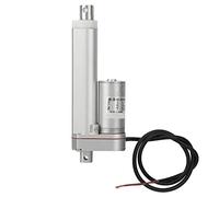 Actuador lineal eléctrico para sistemas de elevación industriales - Motor de varilla de empuje de 12 V CC de carrera de 100 mm para control automático de puertas y ventanas -