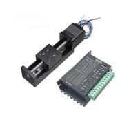 actuador lineal, Etapa Deslizante Tipo T, Mini De Riel Lineal, Mesa 50-300mm Con Motor Paso A Nema11 28mm For Impresora 3D CNC Eje XYZ(Stroke 200mm-Drive,1mm Pitch)