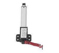 Actuador Lineal Microeléctrico 150N 12V Actuadores de Movimiento Eléctricos de Carrera de 75 Mm / 3 Pulgadas para Domótica Robótica Industrial (Con soporte)