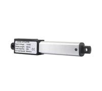 Actuador lineal microeléctrico de 10 mm a 50 mm de recorrido, 12 V CC, controlador de motor de 30 N/60 N/90 N/180 N, mini varilla de empuje eléctrica(5mm s 180N,STROKE 50MM_24V)