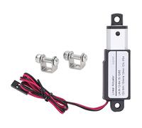 Actuador Lineal Mini Eléctrico 12V con Material Aluminio y ABS, 17.5mm, 0.7in - Motor Vaivén Preciso, Protección de Circuito, Para Máquina Agrícola (10mm)