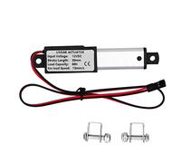 Actuador Lineal Mini Eléctrico DC12V 30mm Recorrido, Motor Compacto, Fuerza 60N - Movimiento Suave, Protección Integral, Uso en Robótica y Domótica (Empuje 60n velocidad 15 mm/s)