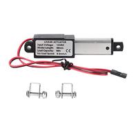 Actuador Lineal Mini Eléctrico DC12V 30mm Recorrido, Motor Compacto, Fuerza 60N - Movimiento Suave, Protección Integral, Uso en Robótica y Domótica (Empuje 90N Velocidad 9,5 mm/s)