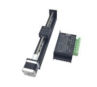 actuador lineal, Mini Mesa Deslizante Tipo T De Precisión, 50~400mm, Paso 4/8mm, Lineal Bloqueo Automático Con Motor A Nema17, Accionamiento TB6600(0.7Nm Motor Drive,8 pitch-50mm)