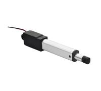 actuador lineal pequeño Actuador lineal de motor CC avanzado 24V 12V 6V CC 30mm 50mm 75mm 100mm 150mm(6V 50MMS 19.2N,100mm stroke)