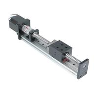 actuador lineal, Riel De Guía Lineal Mesa Deslizante Motor Paso A Nema 23 SFU1204/1605/1610 Tornillo Bola 60 * 42/60 * 48 Panel Móvil 100-500mm(SFU1610 60X42 table,Stroke 200)