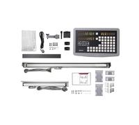 Actuador lineal, SDS6-2V de lectura digital de 2 ejes DRO y Ka300 Ka500 escala lineal 50-750 mm adecuado para fresadora de torno 6140 (kit de 2 ejes)