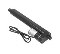 Actuador Motor Electric L, Black Lineal IP65 1000N Actuador de Engranaje de Metal, 1A Actuadores Movimiento Carga Silla Masaje 200 Mm Controlador 12 V Kit Control Remoto T 200 Mm Aluminio (#2)