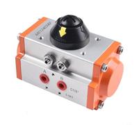 Actuador neumático de doble efecto AT40/AT52 para válvula de bola giratoria de 90°, compatible con GT52/GT63, diseño de esquina, clasificación IP67 para control de procesos industriales (AT40)