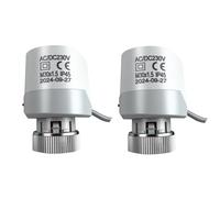 Actuador para calefacción por suelo radiante, M30 x 1,5 NC, válvula de calefacción de suelo, actuador térmico eléctrico, 230 V, impermeable, IP45, actuadores termoeléctricos para control de zona