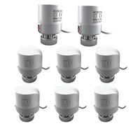 Actuador para calefacción por suelo radiante, M30 x 1,5 NC, válvula de calefacción de suelo, actuador térmico eléctrico, 230 V, impermeable, IP45, actuadores termoeléctricos para control de zona