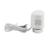 Actuador Térmico Eléctrico NC/NA 230V para Suelo Radiante | Normalmente abierto/cerrado, 230V AC, control para preciso flujo agua, instalación sencilla colector(White Normally Open)
