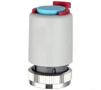 Actuador termostático eléctrico inteligente NO/NC para sistema de calefacción por suelo radiante, regulación de temperatura de modo dual con función normalmente abierta o cerrada, control preciso de