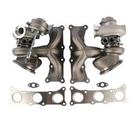 Actuador turbo Kit De Cargador Turbo Twin Turbos N54 Para N54 135i 335i 335xi E82 E88 E90 E92 E93 3.0L 2006-2010 11657593015 Turbocompresor Actuador
